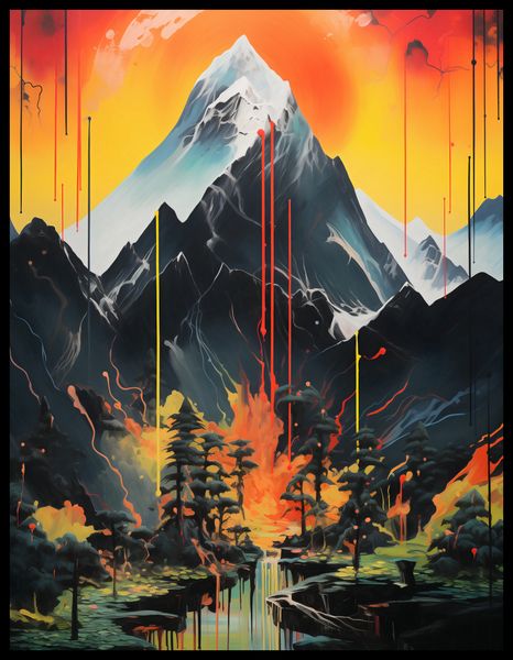 Plakat 50x65cm Górska Alchemia zdjęcie 2