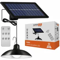 Żyrandol Lampa solarna LED wisząca sufitowa +pilot