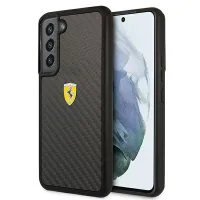 Etui Ferrari On Track Real Carbon na Samsung Galaxy S22 - czarne