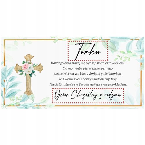 Pamiątka Komunii Świętej dla Chłopca Prezent na Komunię Pudełko na Arena.pl