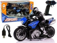 Motor Sportowy R/C 2.4G Zasięg 35 m 1:10 Niebieski