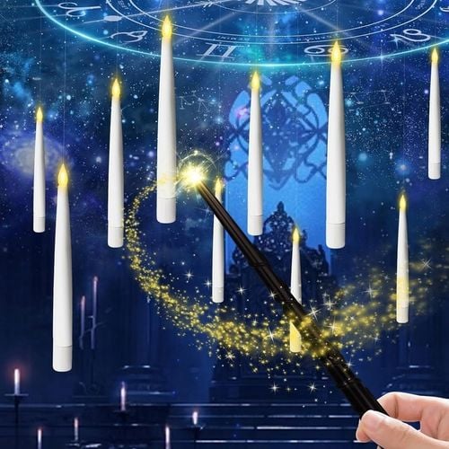 LAMPKA W PŁYWAJĄCE ŚWIECA LED DEKORACJA HARRY POTTER MAGIC WAND 12SZT na Arena.pl