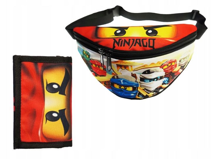 ZESTAW Portfel sportowy + Saszetka nerka NINJAGO zdjęcie 1
