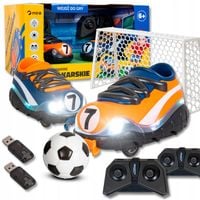 BUTY GO GRY W PIŁKĘ SAMOCHÓD ZDALNIE STEROWANY PILOT AUTO PODŚWIETLENIE LED