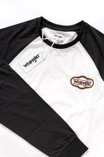 WRANGLER LS RAGLAN TEE OFFWHITE W7B95FK02 XL na Arena.pl