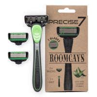 Roomcays Maszynka do golenia brody z 7 ostrzami PRECISE7 +2 wymienne ostrza