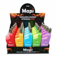 ZESTAW Zapalniczka ZAPALARKA WYSUWANA ładowana DO ZNICZY 25 szt.