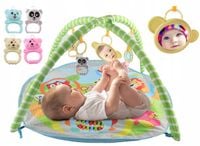 Mata Edukacyjna Miękka Interaktywna Grzechotki Lusterko