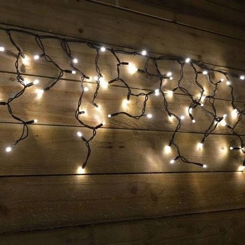 Kurtyna Świetlna LED 120 Sople Białe Ciepłe Flash Zewnętrzna IP44 8,7 m na Arena.pl