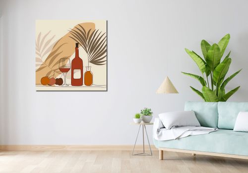 Obraz 90x90cm Winko przy Palmach na Arena.pl