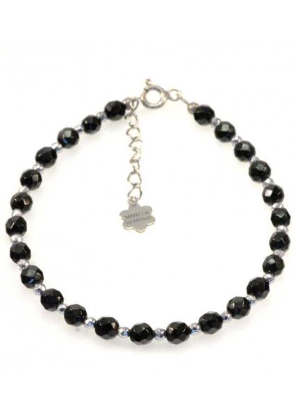 Bransoletka Spinel Hematyt 925 zdjęcie 1