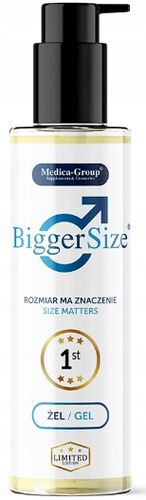 BIGGER SIZE żel intymny na powiększenie i pogrubienie penisa 150 ml na Arena.pl