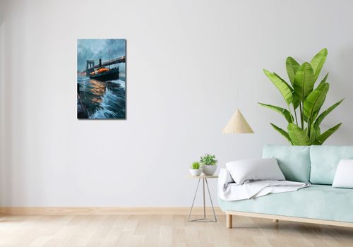 Obraz 40x70cm Stary Parowiec na Arena.pl