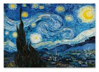 Obraz na płótnie Van Gogh starry night 70x100 cm