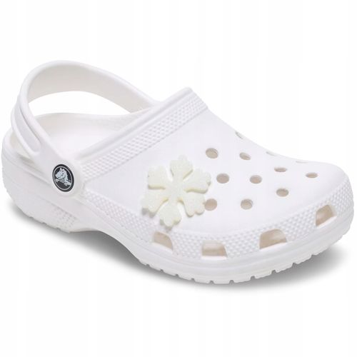 Crocs Jibbitz Przypinka Ozdoba Pin Do Butów White Snowflake 1 na Arena.pl