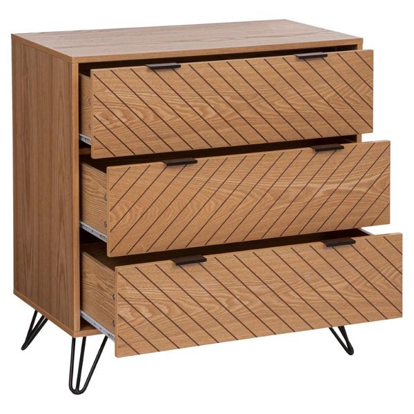 Komoda Naomi 3 szuflady zdjęcie 3