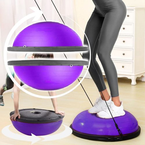 Platforma Do Balansowania Fioletowa Piłka Do Ćwiczeń Trener Równowagi na Arena.pl