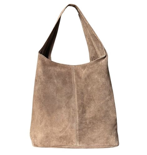 TAUPE ZAMSZOWA TOREBKA WOREK CAPPUCCINO ZAMSZ NATURALNY WOREK NA ZAMEK na Arena.pl