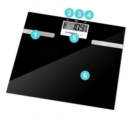 Waga łazienkowa z pomiarem BMI, tłuszczu - First Austria - na Arena.pl