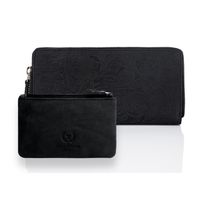 zestaw prezentowy dla niej portfel damski skórzany t-08-bl i etui t-51-bl