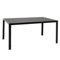 STÓŁ OGRODOWY ALUMINIOWY 150x90x74 BLAT POLYWOOD ANTRACYT NA TARAS BALKON