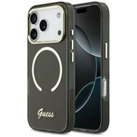 etui guess iml script metal magsafe do   iphone 17 pro max czarny