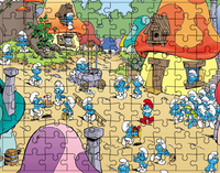 Puzzle Smerfy