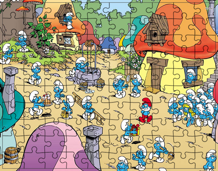 Puzzle Smerfy zdjęcie 1