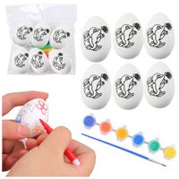 DO MALOWANIA JAJKA WIELKANOCNE STYROPIANOWE FARBKI 6SZ