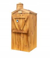 Wędzarnia Ogrodowa Drewniana Komin Duża Eko 50x50x120 Domowe Wedliny
