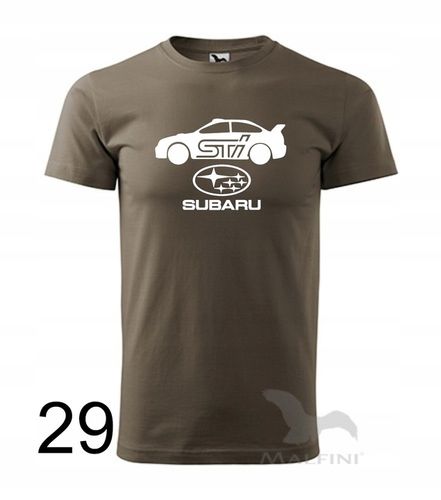 Koszulka męska SUBARU IMPREZA STI kolory na Arena.pl