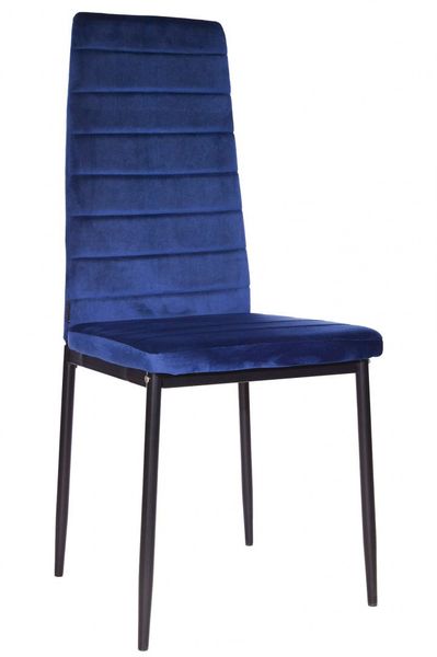 Krzesło VALVA VELVET BLUE zdjęcie 3
