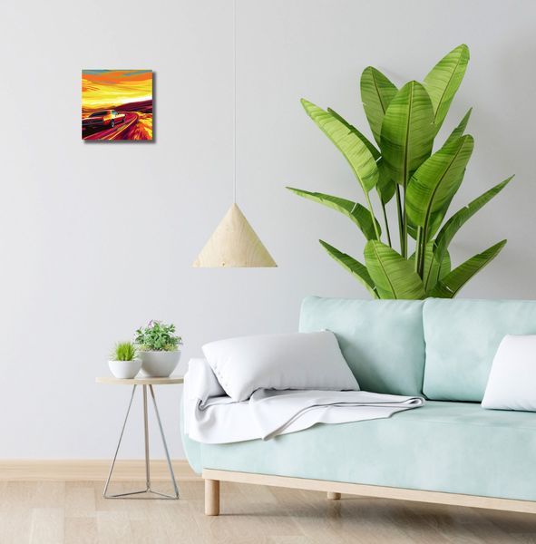 Obraz 20x20cm Pędź Przed Siebie zdjęcie 2