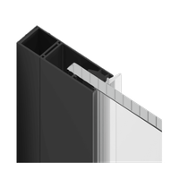 Rols profil poszerzający 15 mm, czarny mat