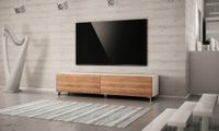 STOJĄCA SZAFKA RTV 140 CM DĄB HALIFAX EGGER