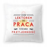 Poduszka Dla Lektora Na Urodziny Prezent Z Nadrukiem Ze Zdjęciem