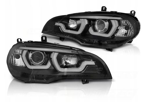 Lampy Reflektory BMW X5 E70 07-13 DRL 3D Black na Arena.pl