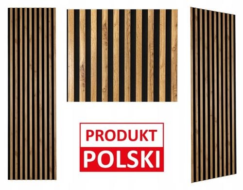 Lamele na Filcu Ścienne 275x58cm Panele Dekoracyjne 3D DĄB WOTAN i Inne na Arena.pl
