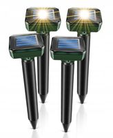 SOLARNY ODSTRASZACZ NA KRETY NORNICE DLA KRETÓW GRYZONI ZESTAW 4 SZTUKI