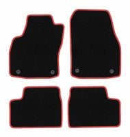 Dywaniki welurowe CARLUX-RED do Opel Astra H 2003-2010, czarne