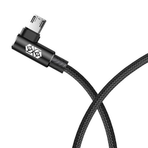 kabel usb do micro usb, kątowy baseus mvp elbow 1.5a 2m (czarny) na Arena.pl