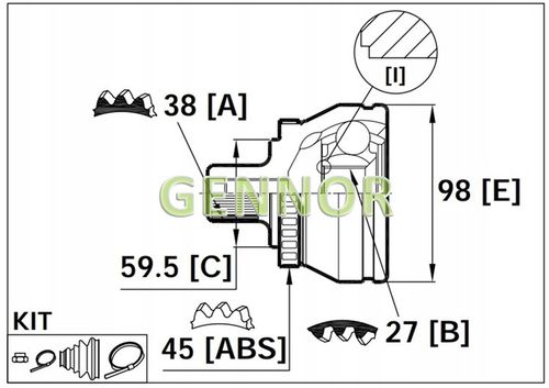 PRZEGUB Zewnętrzny Audi A4 A6 C5 VW Passat B5 B5 FL 1,9TDI 2,4 2,5 2,6-DUŻY na Arena.pl