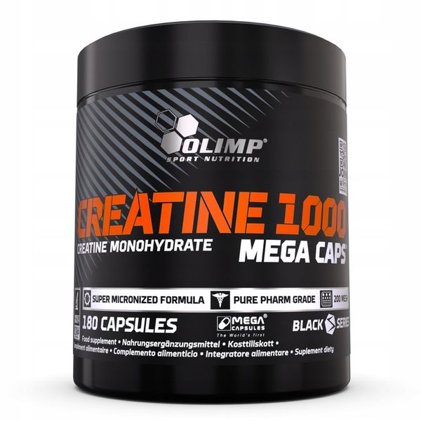 OLIMP CREATINE 1000 MC 180kaps MONOHYDRAT KREATYNA zdjęcie 1