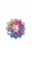 Puzzle 2D Drewniana układanka Mystic Mandala Flower 200 elementów