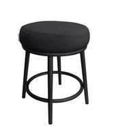 Taboret Ben noga metalowa czarna MG19