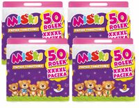 papier toaletowy 50r miśki 3w - 200 rolek