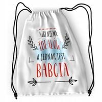 Plecak Dla Babci Sportowy Szkolny Worek Torba Z Nadrukiem Ze Zdjęciem