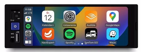 RADIO SAMOCHODOWE NAWIGACJA 1DIN ANDROID BT USB AUX KAMERA COFANIA CARPLAY na Arena.pl