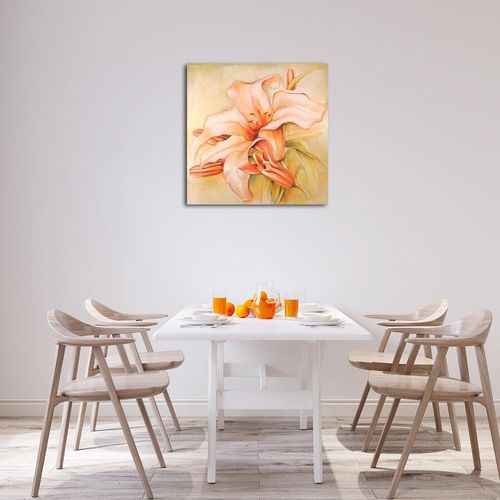 Deco Panel, Pomarańczowe lilie 80x80 na Arena.pl
