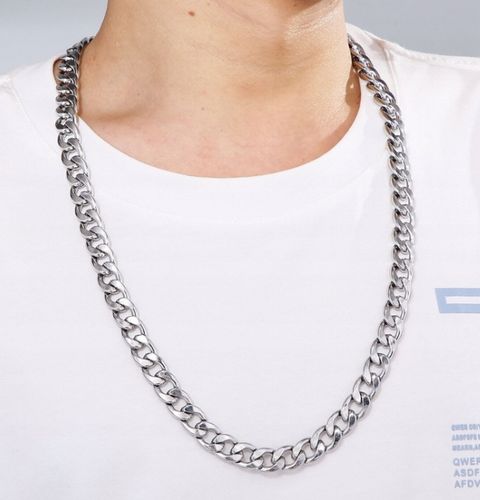 GRUBY Łańcuszek Srebrny Męski Pancerka ŁAŃCUCH WYTRZYMAŁY ELEGANCKI na Arena.pl